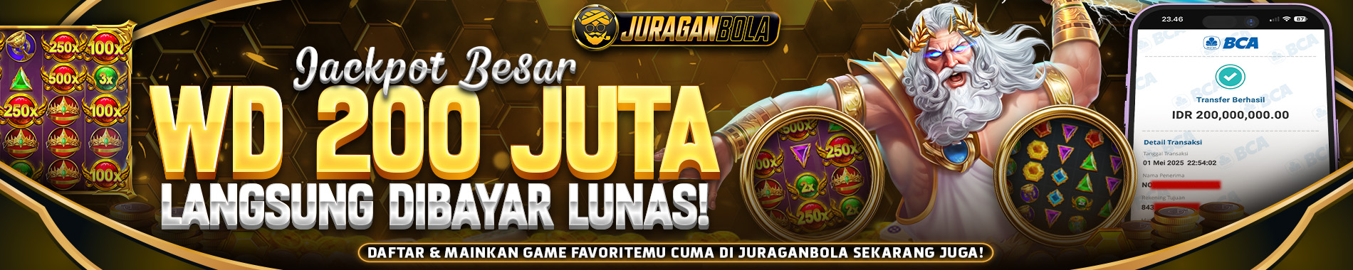 jackpot besar languns  dibayar juragabola